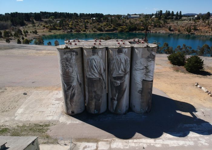 Guido van Helten Silos, The Foundations Portland